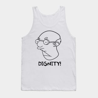 Kirk Dignity - White Tee Tank Top